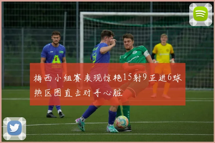 梅西小组赛表现惊艳15射9正进6球热区图直击对手心脏